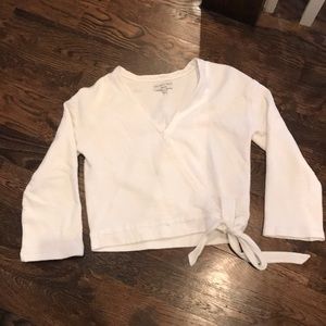Madewell Wrap Tie Top